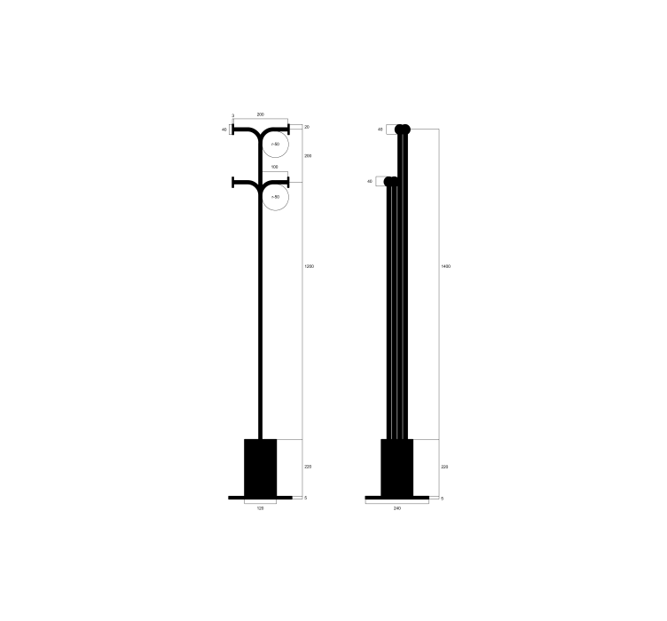 Вішак PIN Tube6